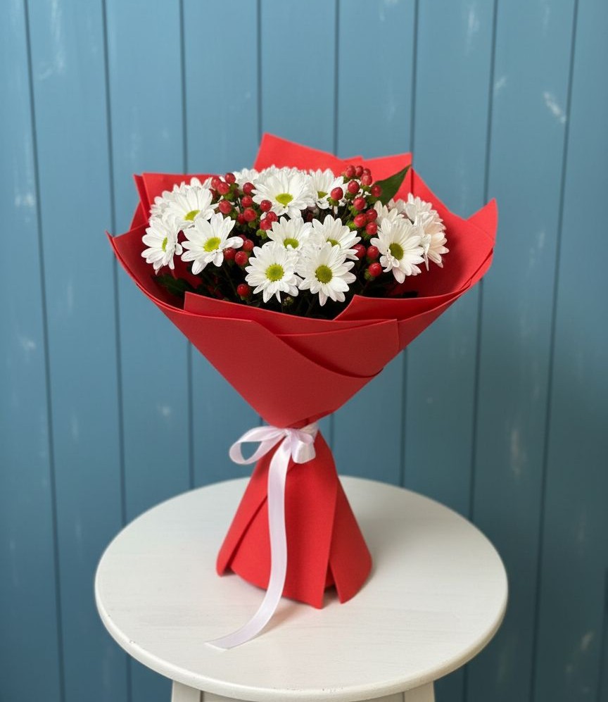 Букет цветов из: Хризантемы в Володино