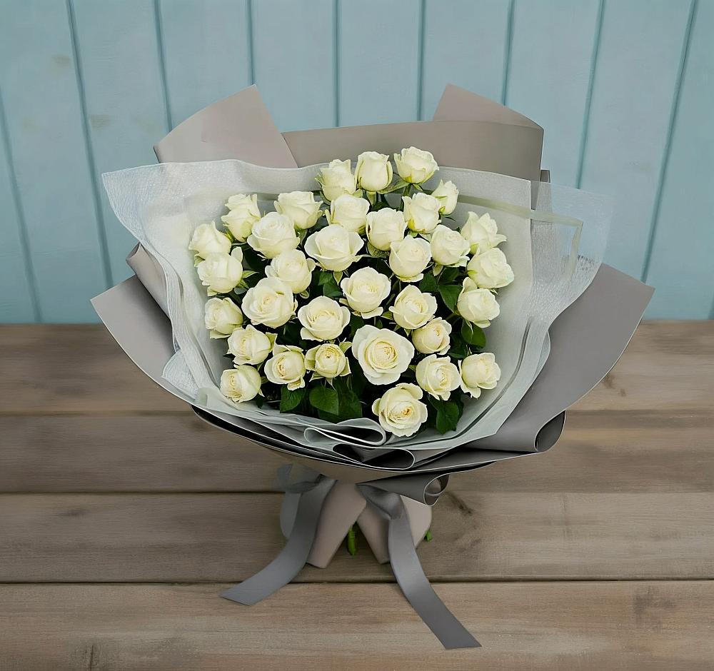 Букет Белоснежная нежность в Володино