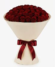 Букет 101 Бордовая роза Блэк Бакарра в Володино