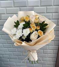 Букет цветов из:  Розы и Хризантемы в Володино