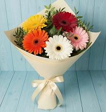 Букет цветов из:  Герберы в Володино