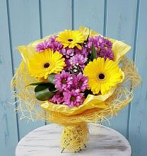 Букет цветов из:  Хризантемы и Герберы в Володино