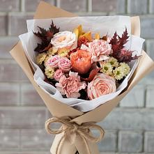 Букет цветов из:  Гвоздики, Хризантемы и Розы в Володино