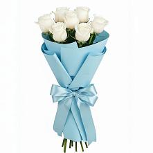 Букет 7 белых роз Проуд #REPLACE_PRED# Володино