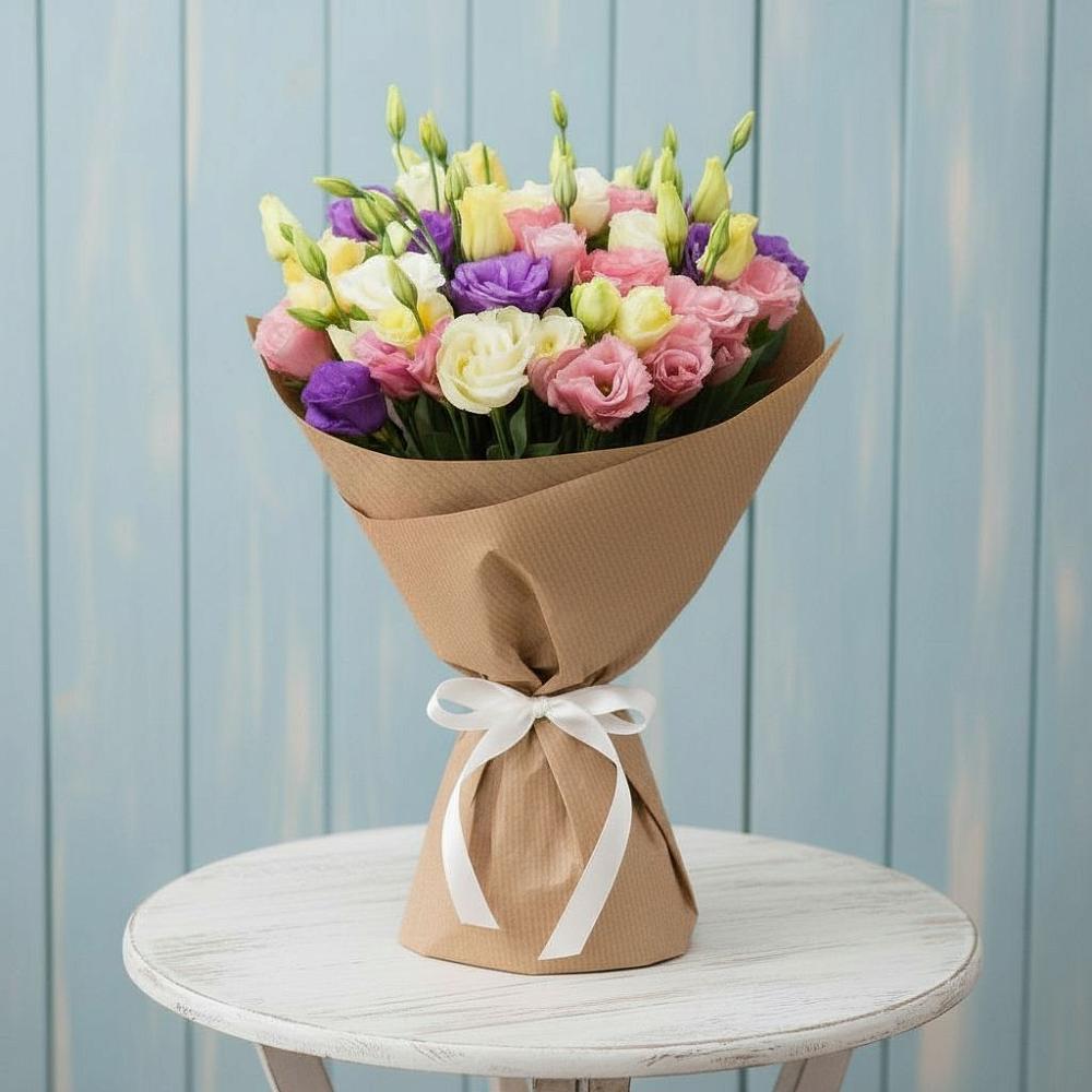 Букет цветов из: Лизиантусы в Володино