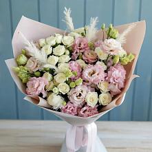 Букет цветов из:  Альстромерии и Розы #REPLACE_PRED# Володино