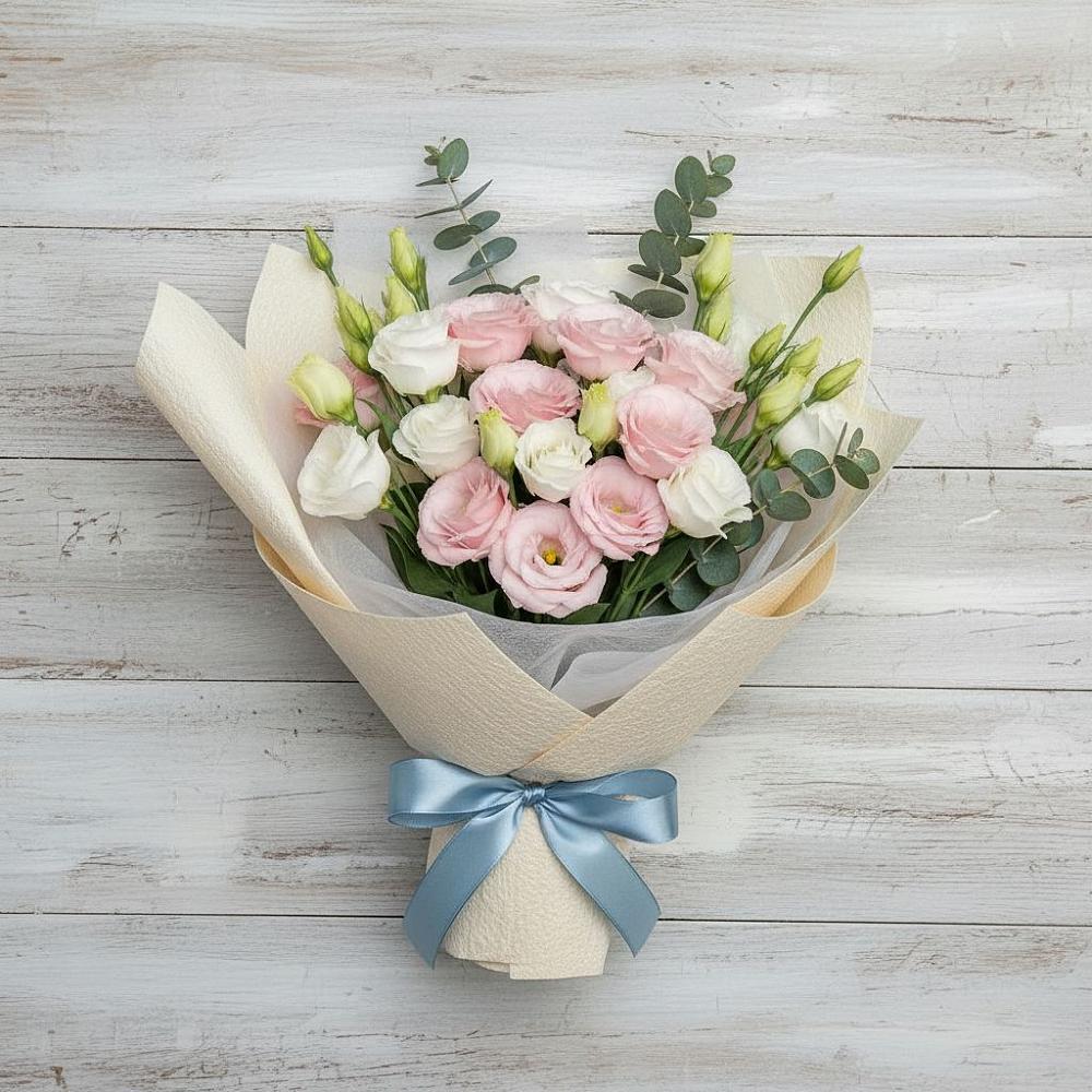 Букет цветов из: Лизиантусы в Володино